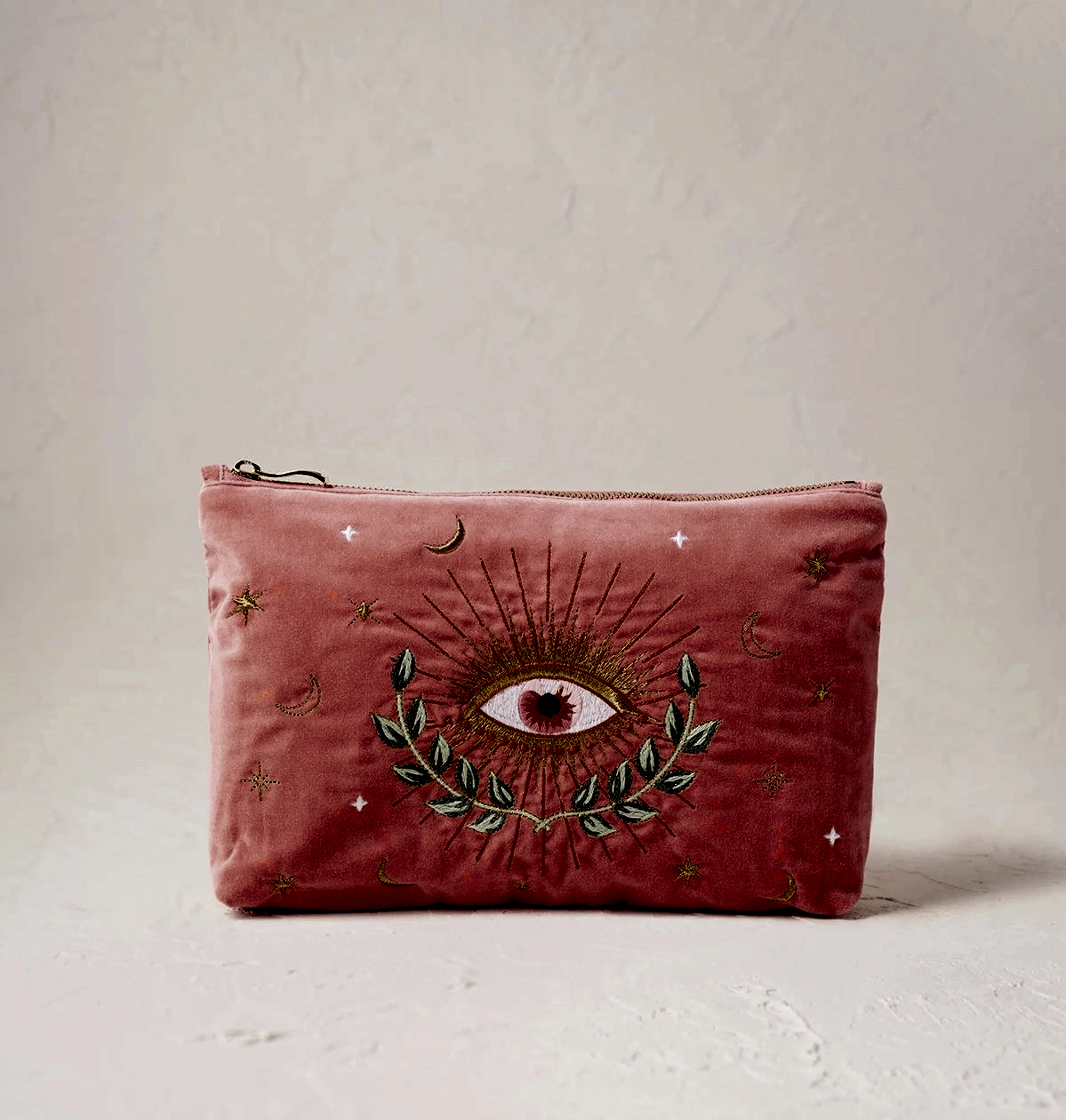 Celestial Eye Everyday Pouch - Coral