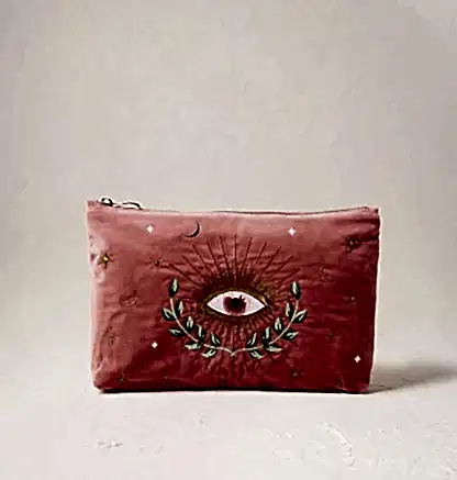 Celestial Eye Everyday Pouch - Coral
