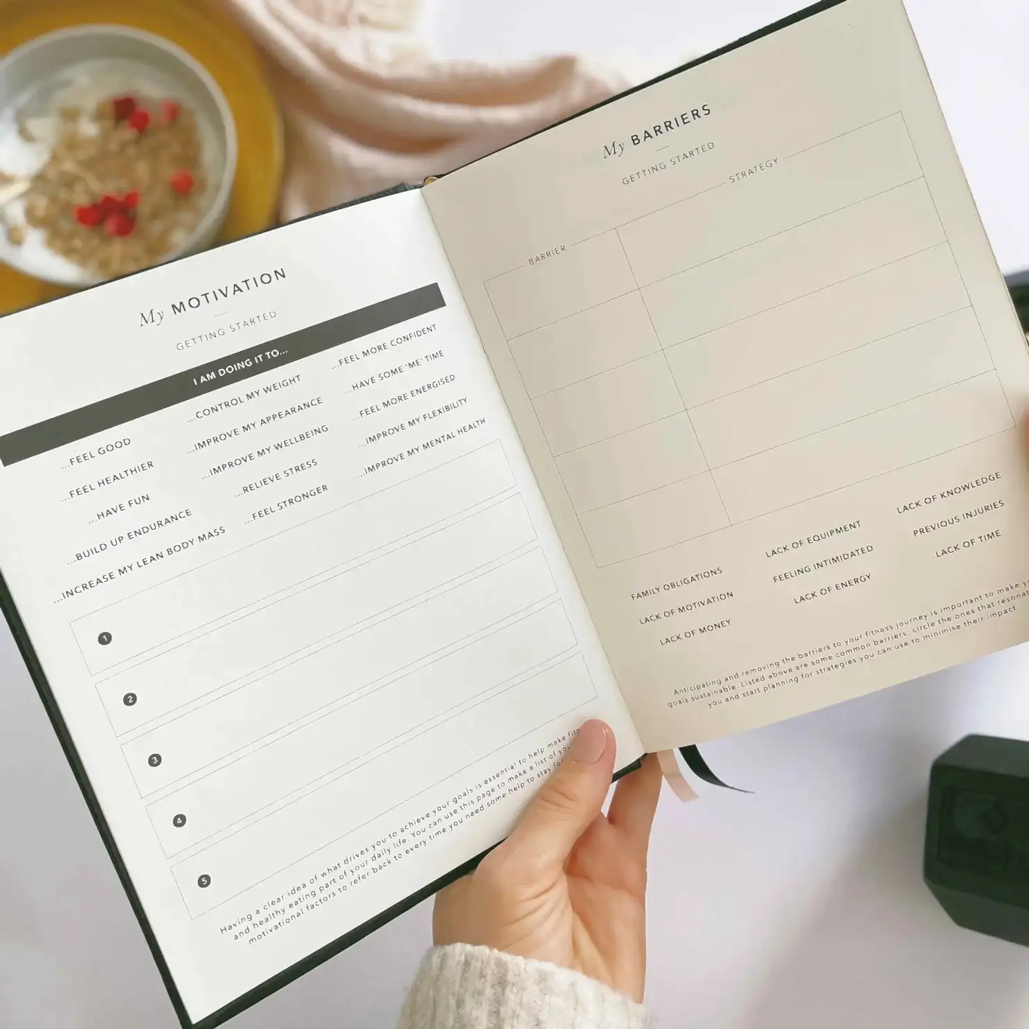My Daily Fitness Planner - Workout and Meal Planner