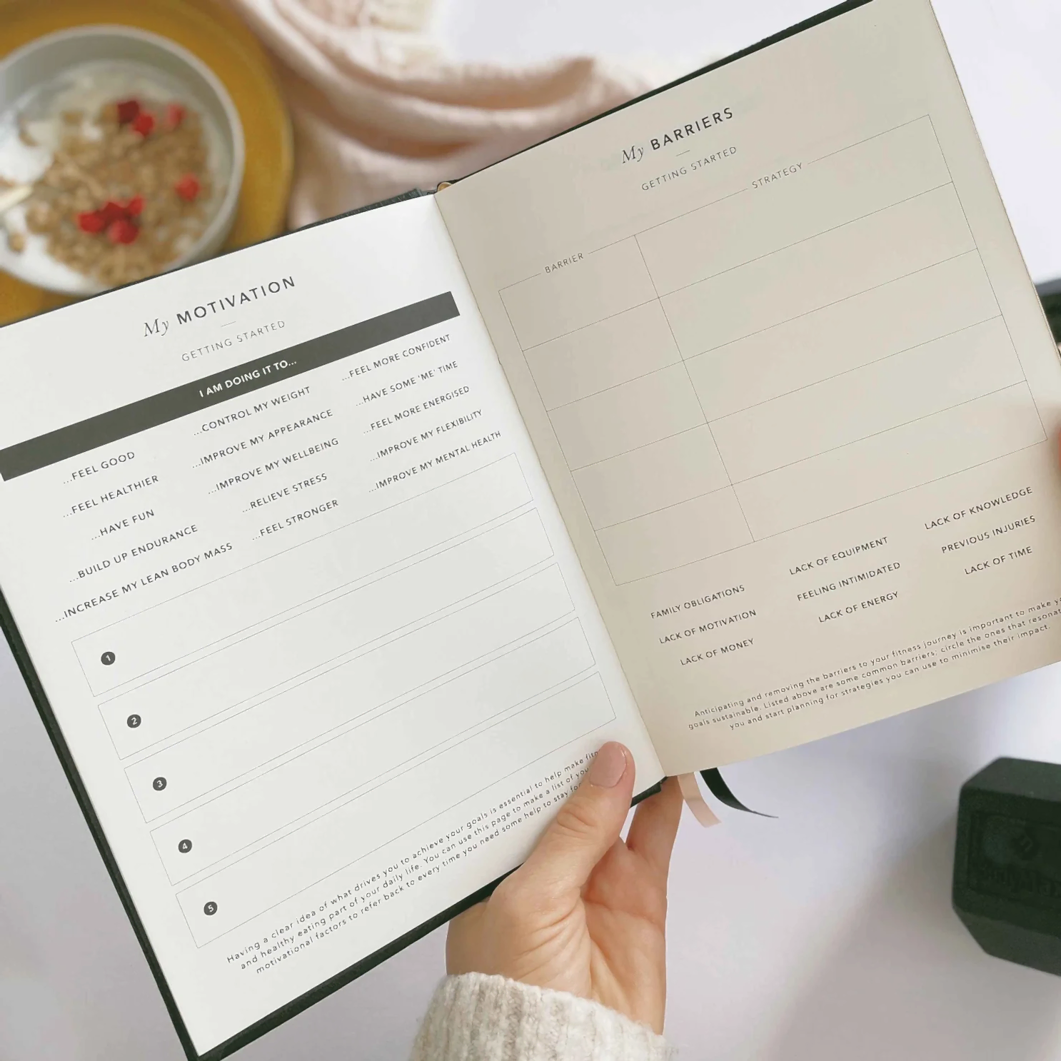 My Daily Fitness Planner - Workout and Meal Planner