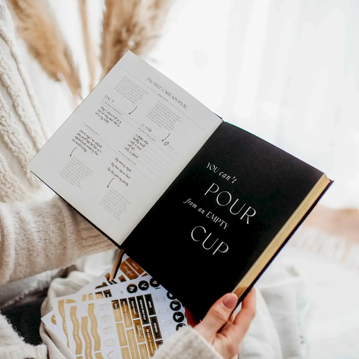 My Daily Self-Care Journal - Wellness &amp; Gratitude Journal