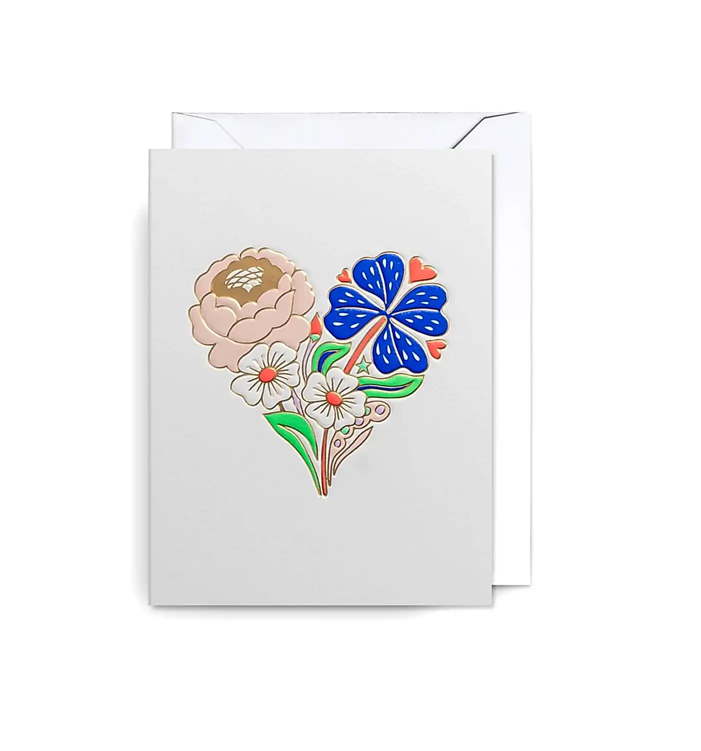 Heart Bouquet Mini Card