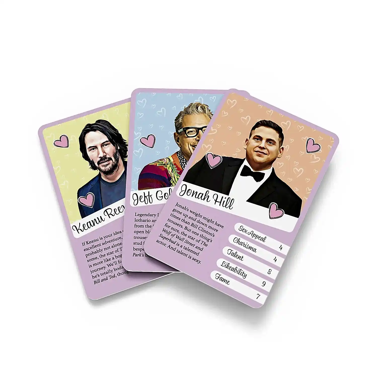 Weird Crushes - Hollywood Hunks Card Game