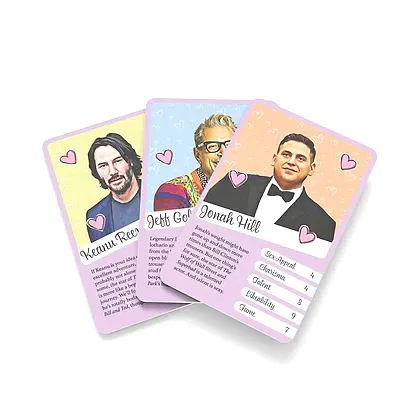Weird Crushes - Hollywood Hunks Card Game