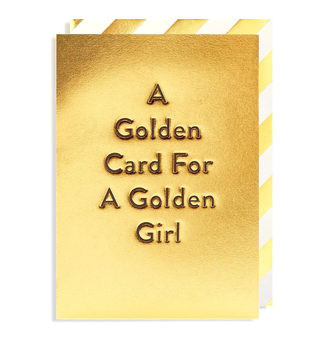 Golden Card Golden Girl Card