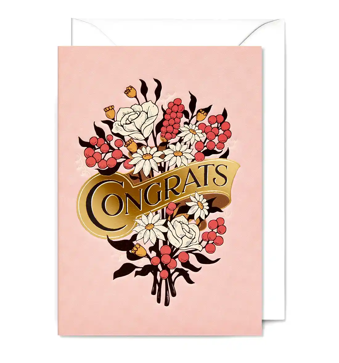 Congrats Floral Card
