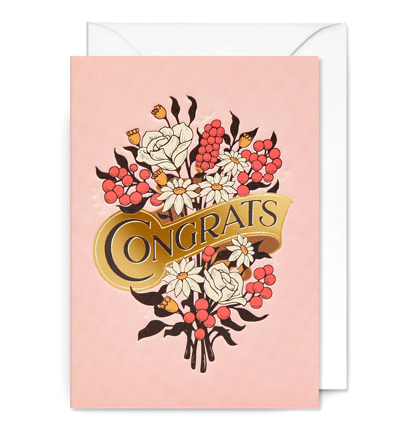 Congrats Floral Card