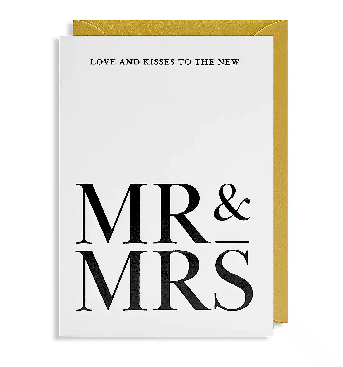 Love and Kisses To The New Mr & Mrs Card