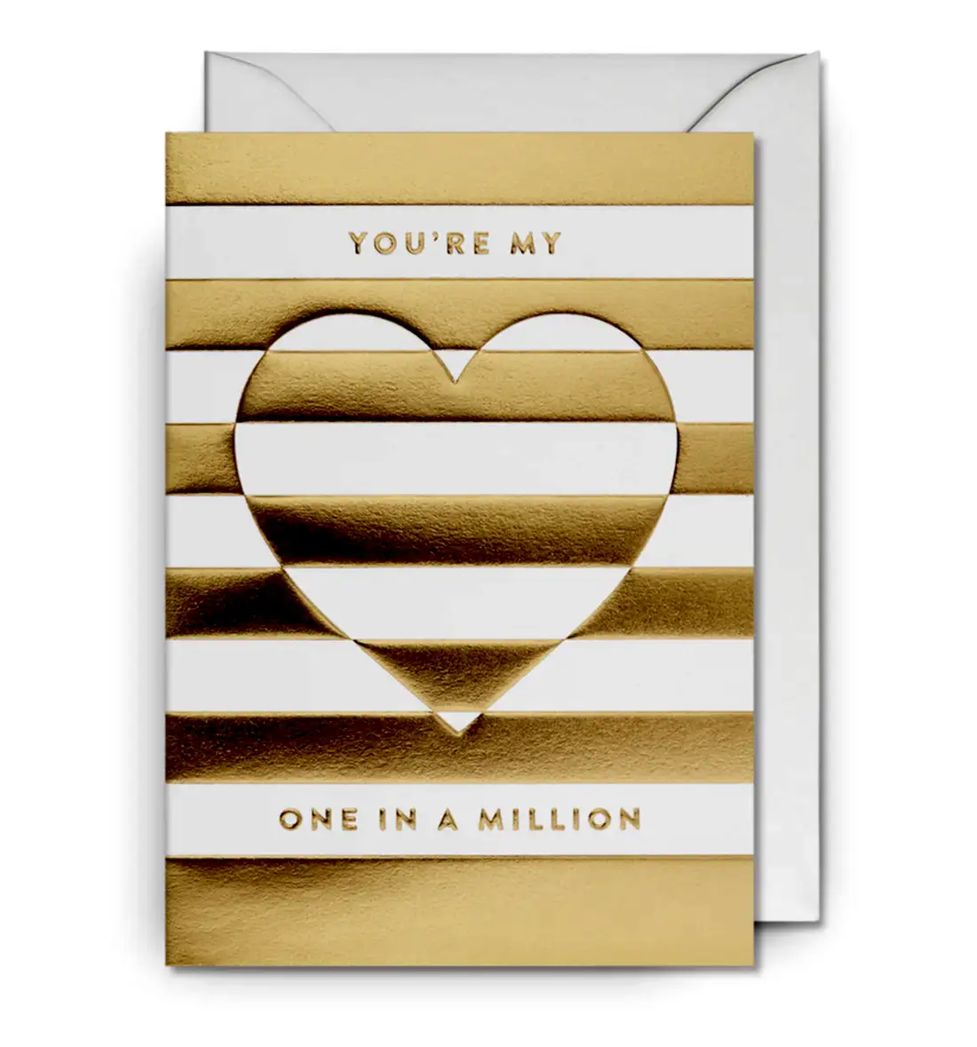 My One In A Million Heart Card
