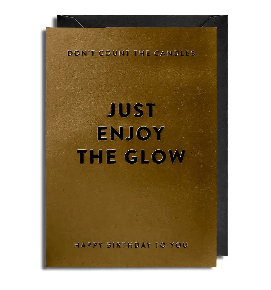Don’t Count the Candles Just Enjoy the Glow Happy Birthday Card
