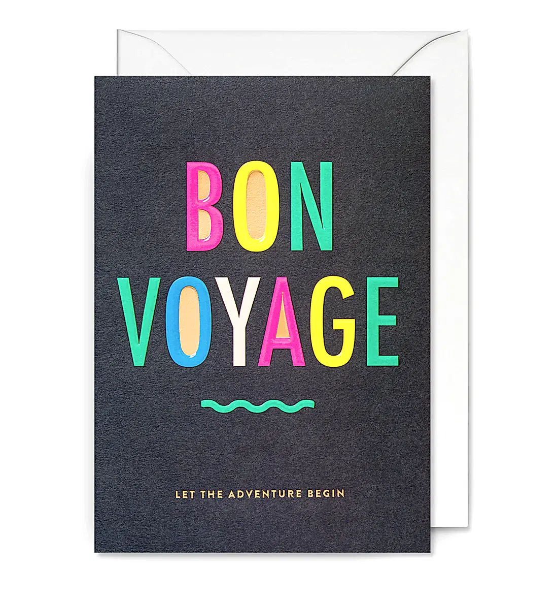 Bon Voyage, Let the Adventure Begin Greeting Card