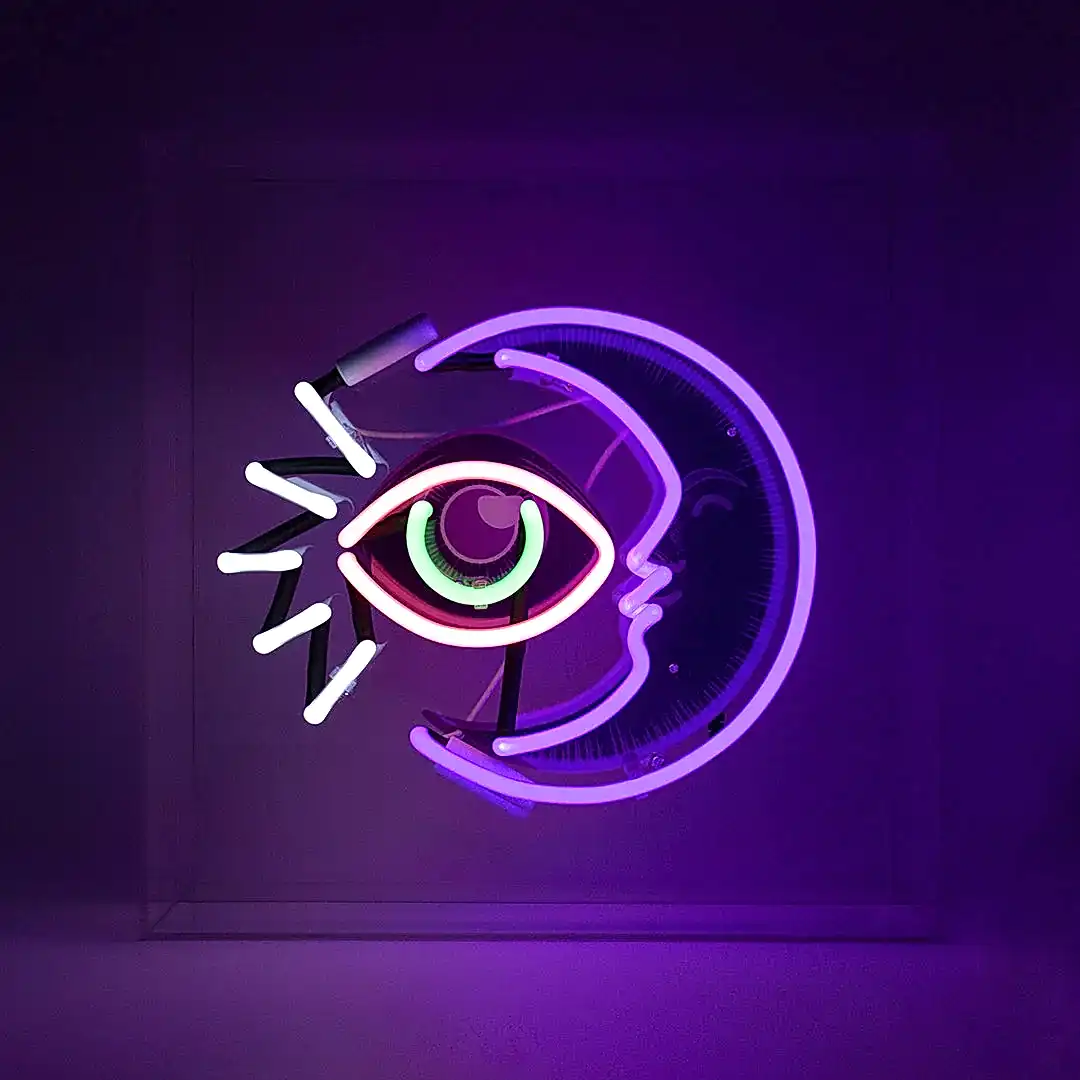Moon Neon Sign