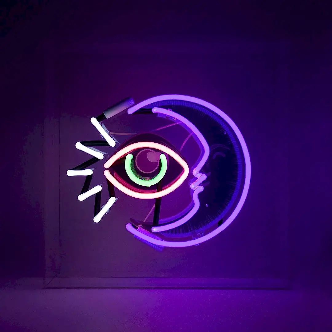 Moon Neon Sign