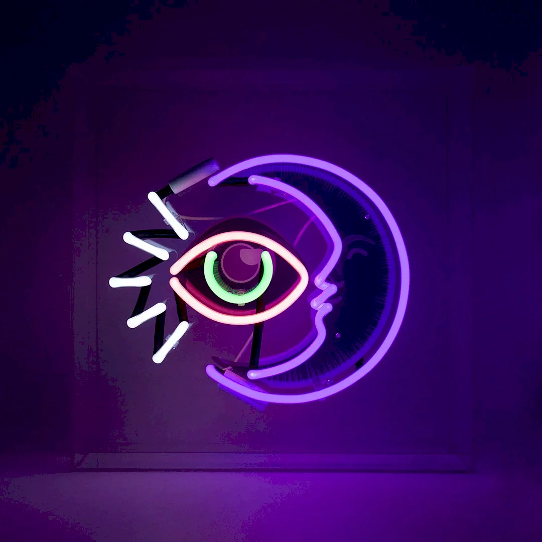 Moon Neon Sign