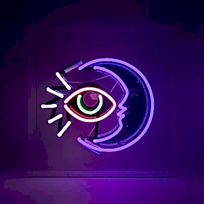 Moon Neon Sign