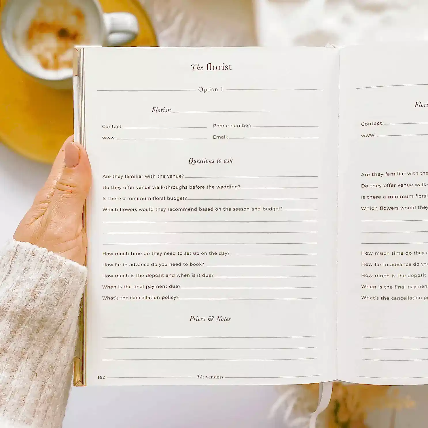 Luxury Wedding Planner Book