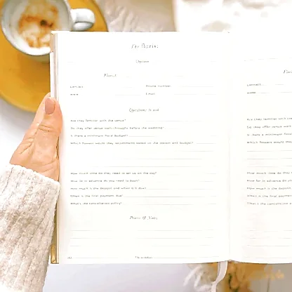 Luxury Wedding Planner Book