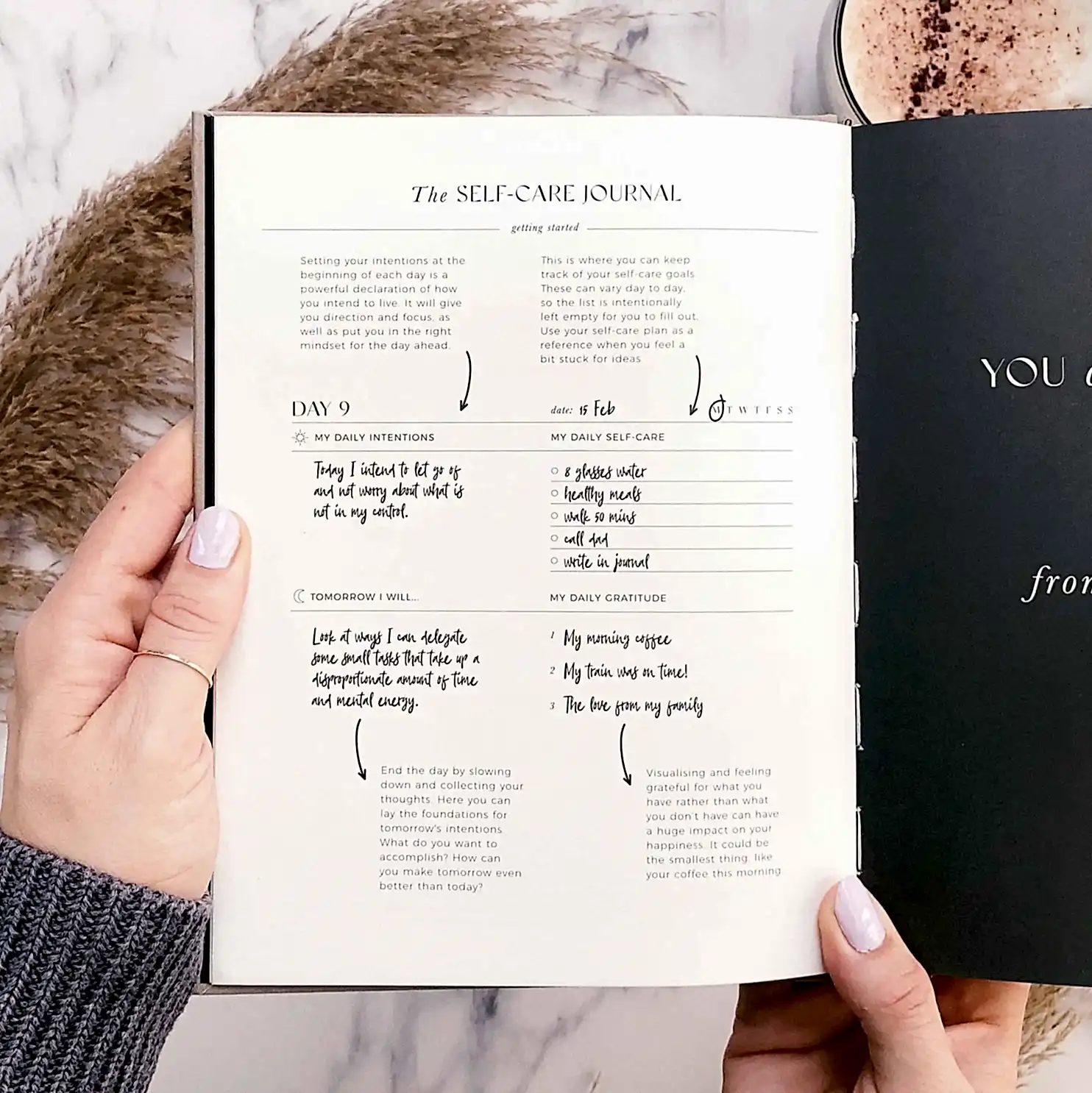 My Daily Self-Care Journal - Wellness & Gratitude Journal