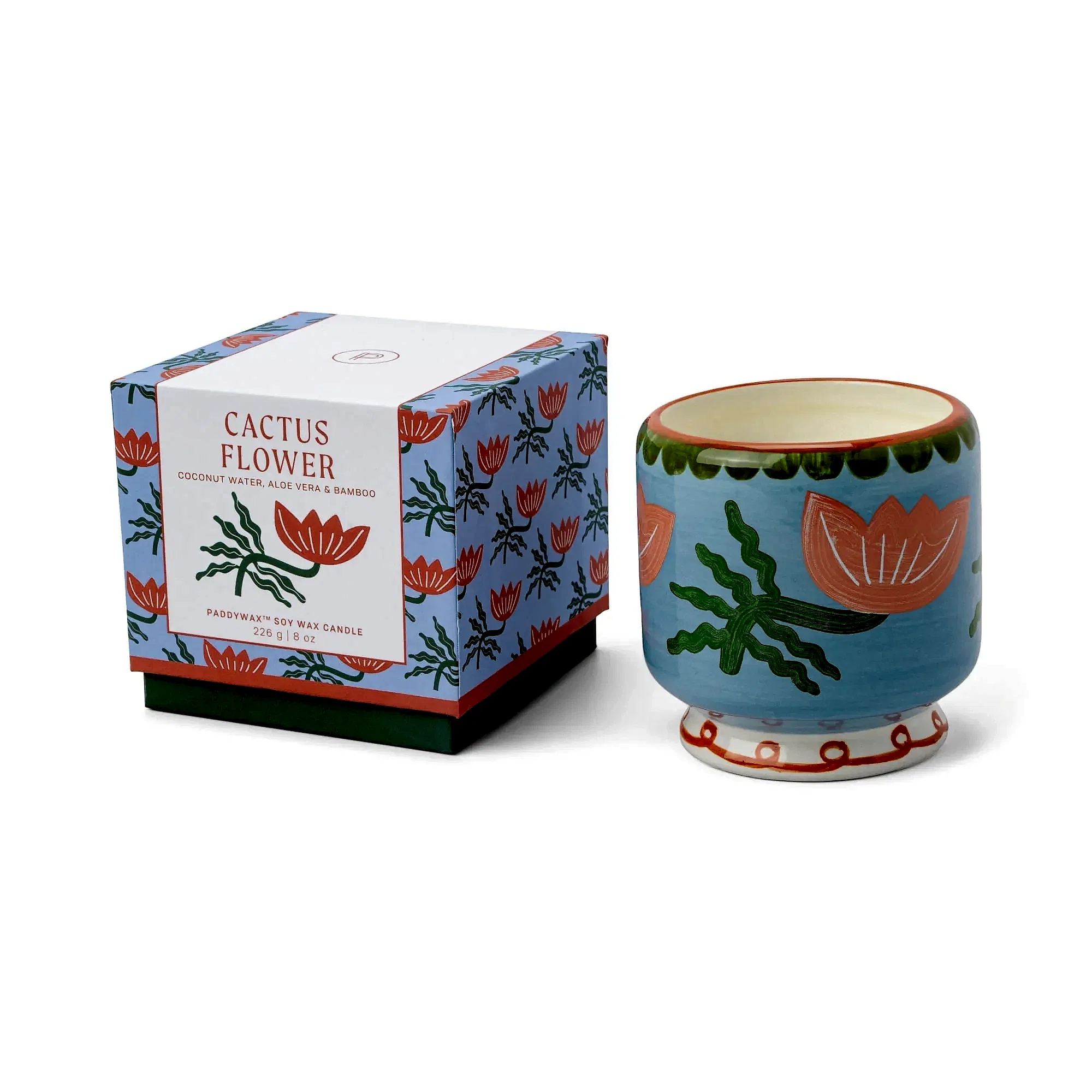 Adopo Cactus Flower Candle - 226g