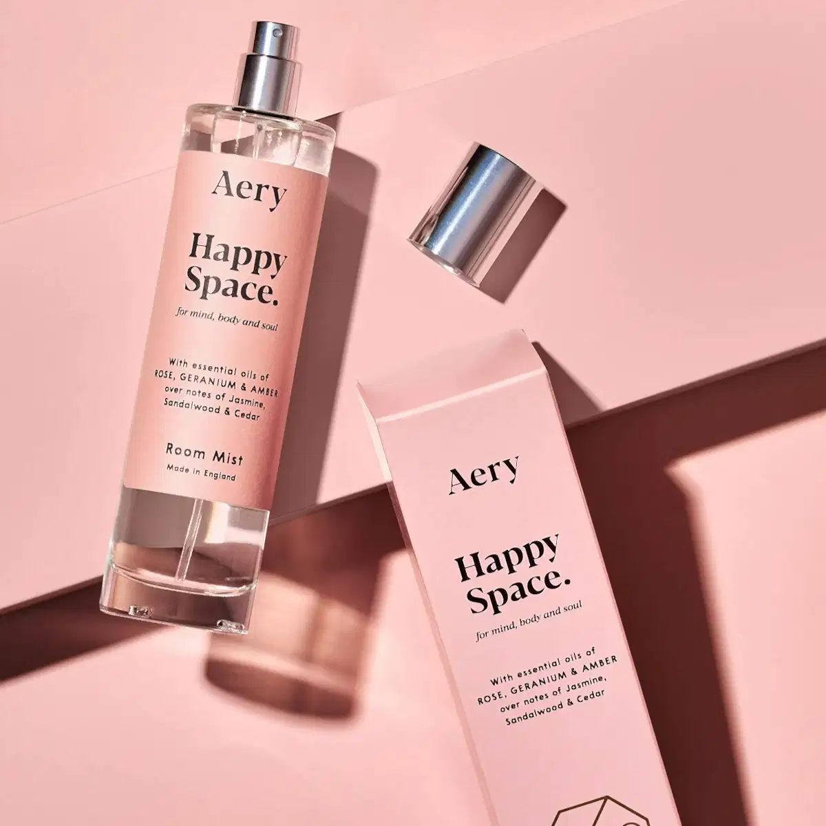 Happy Space Room Mist - Rose Geranium and Amber