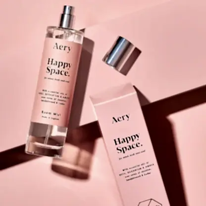 Happy Space Room Mist - Rose Geranium and Amber
