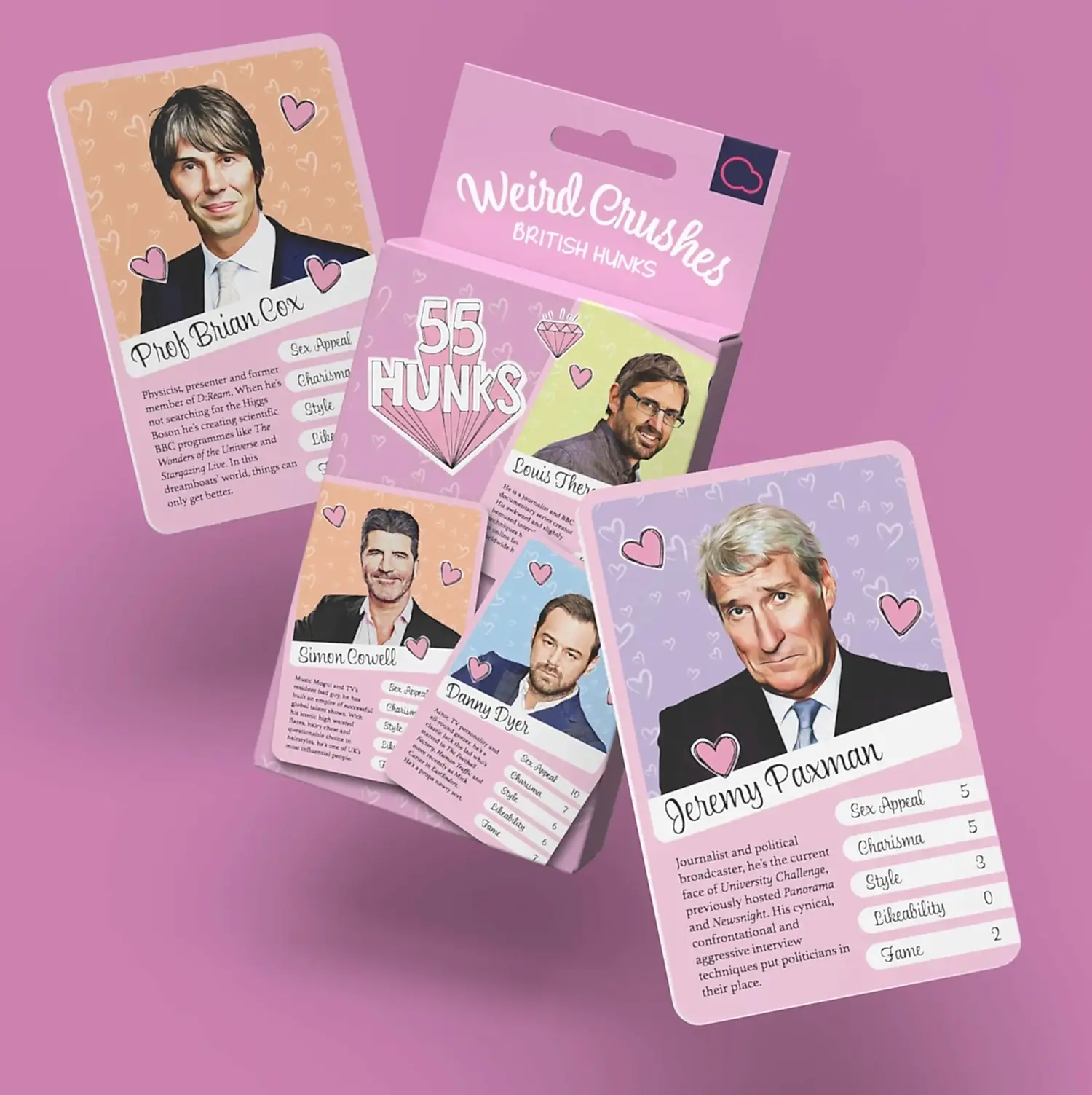 Weird Crushes - British Hunks Card Game