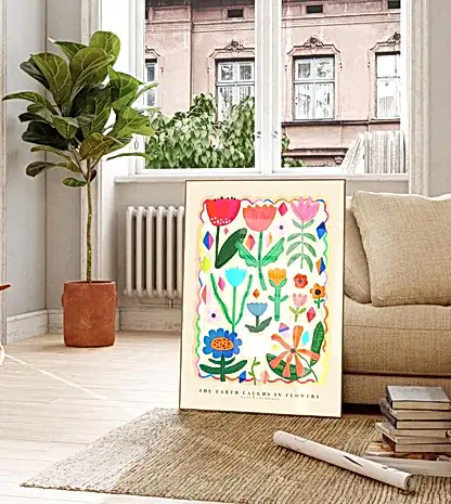 Earth Laughs In Flowers Print