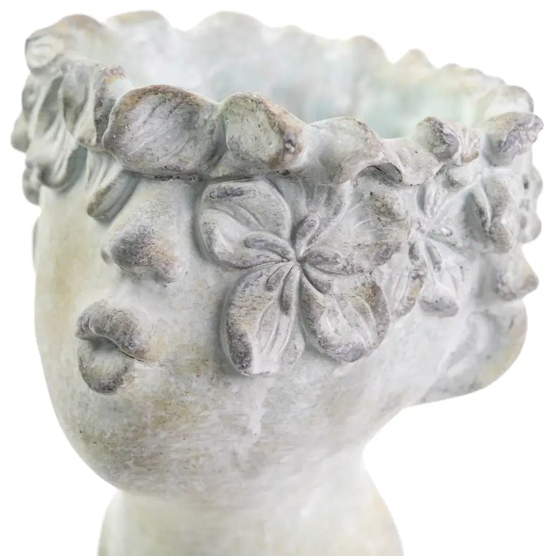 Stone Face Pot