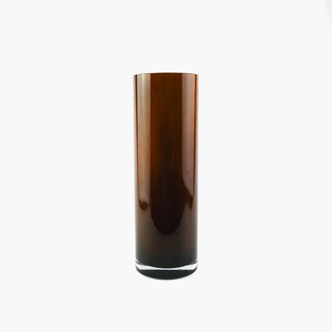 Dark Honey Cylinder Vase