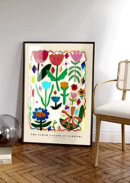 Earth Laughs In Flowers Print