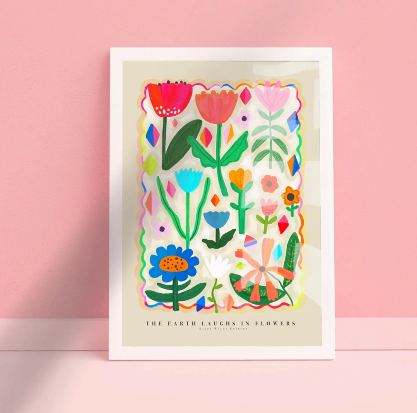 Earth Laughs In Flowers Print