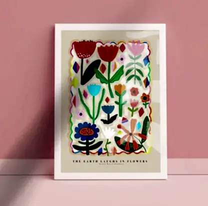 Earth Laughs In Flowers Print