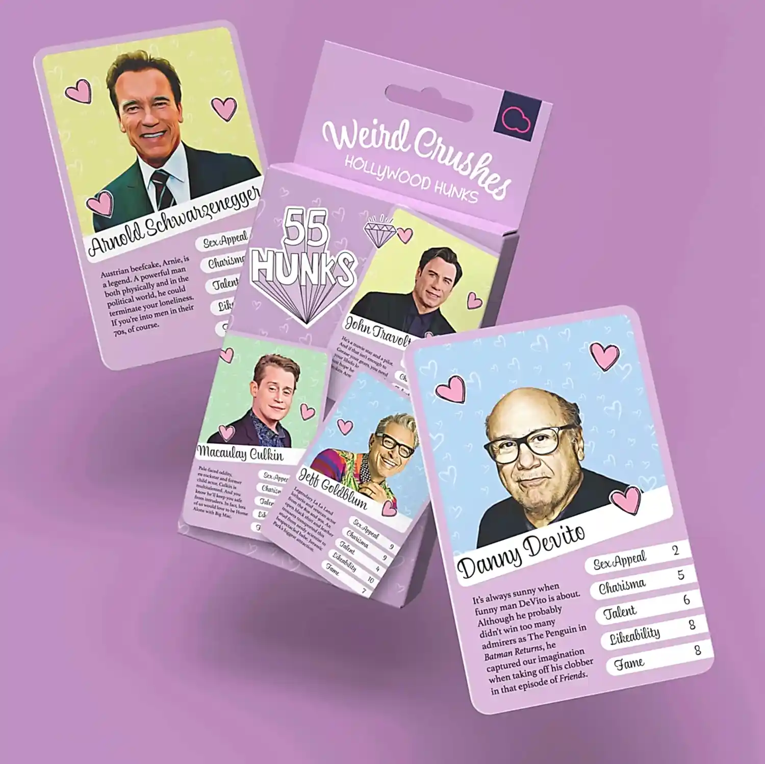 Weird Crushes - Hollywood Hunks Card Game