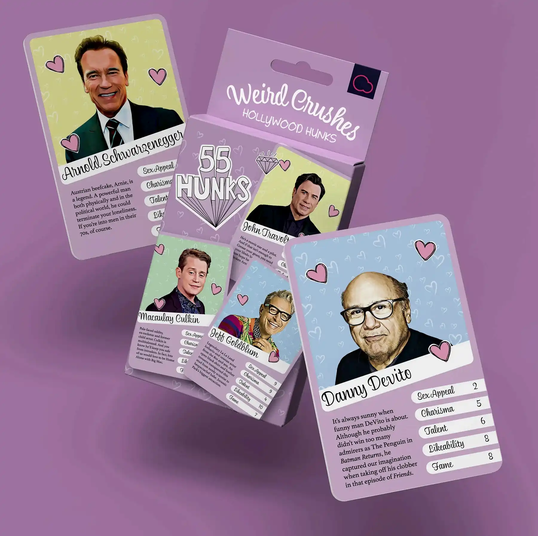 Weird Crushes - Hollywood Hunks Card Game