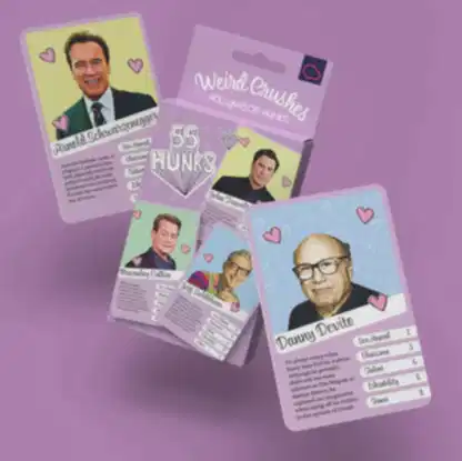 Weird Crushes - Hollywood Hunks Card Game