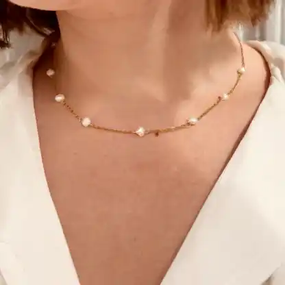 Everyday Mother of Pearl Necklace