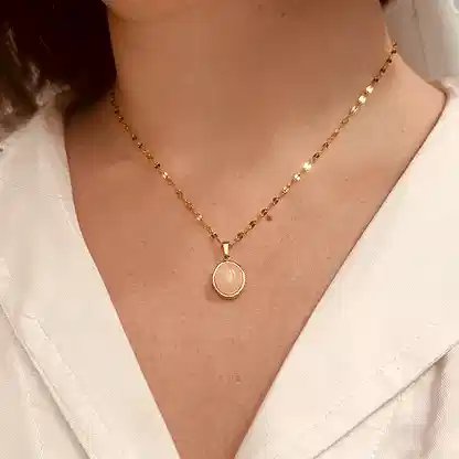 Everyday Rose Quartz Necklace