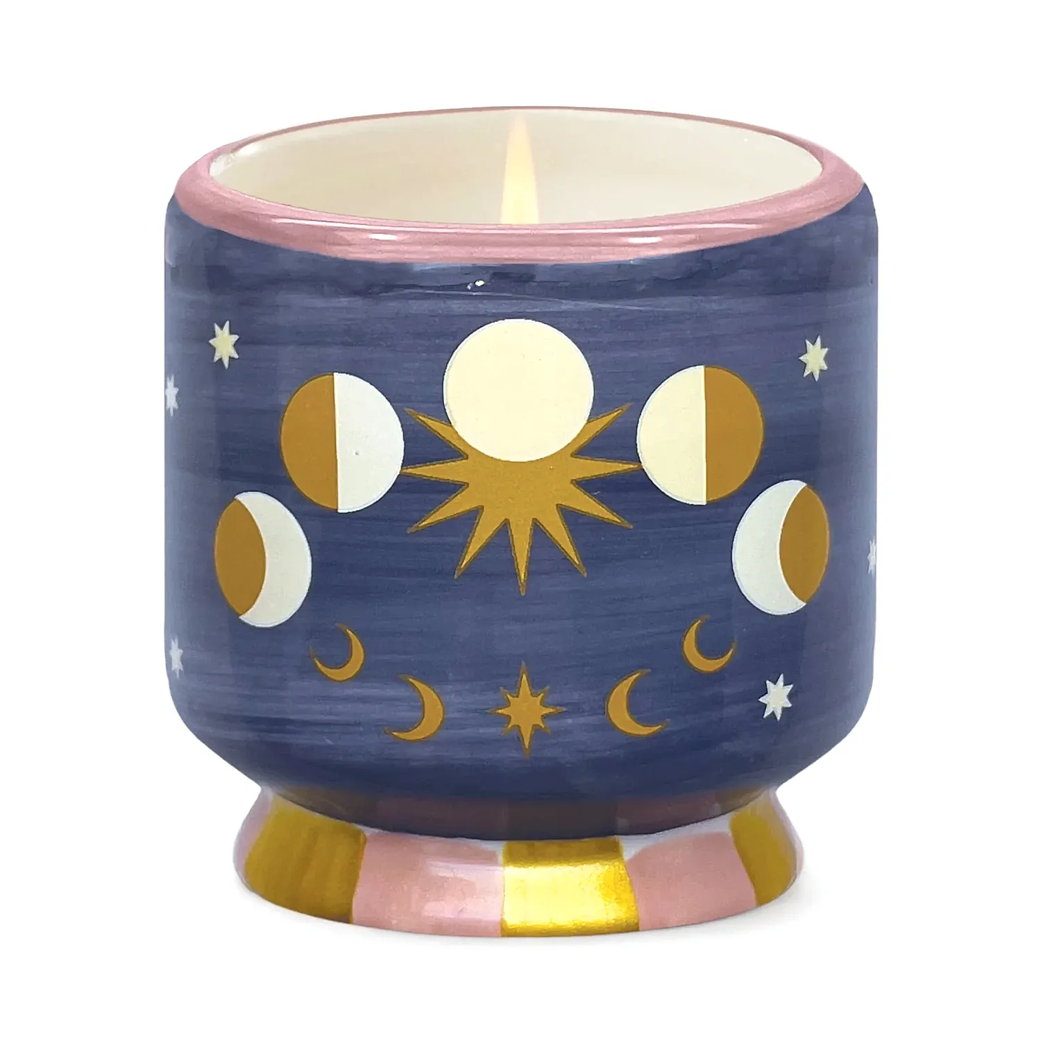 Adopo Jasmine &amp; Rose Moon Phases Candle - 226g