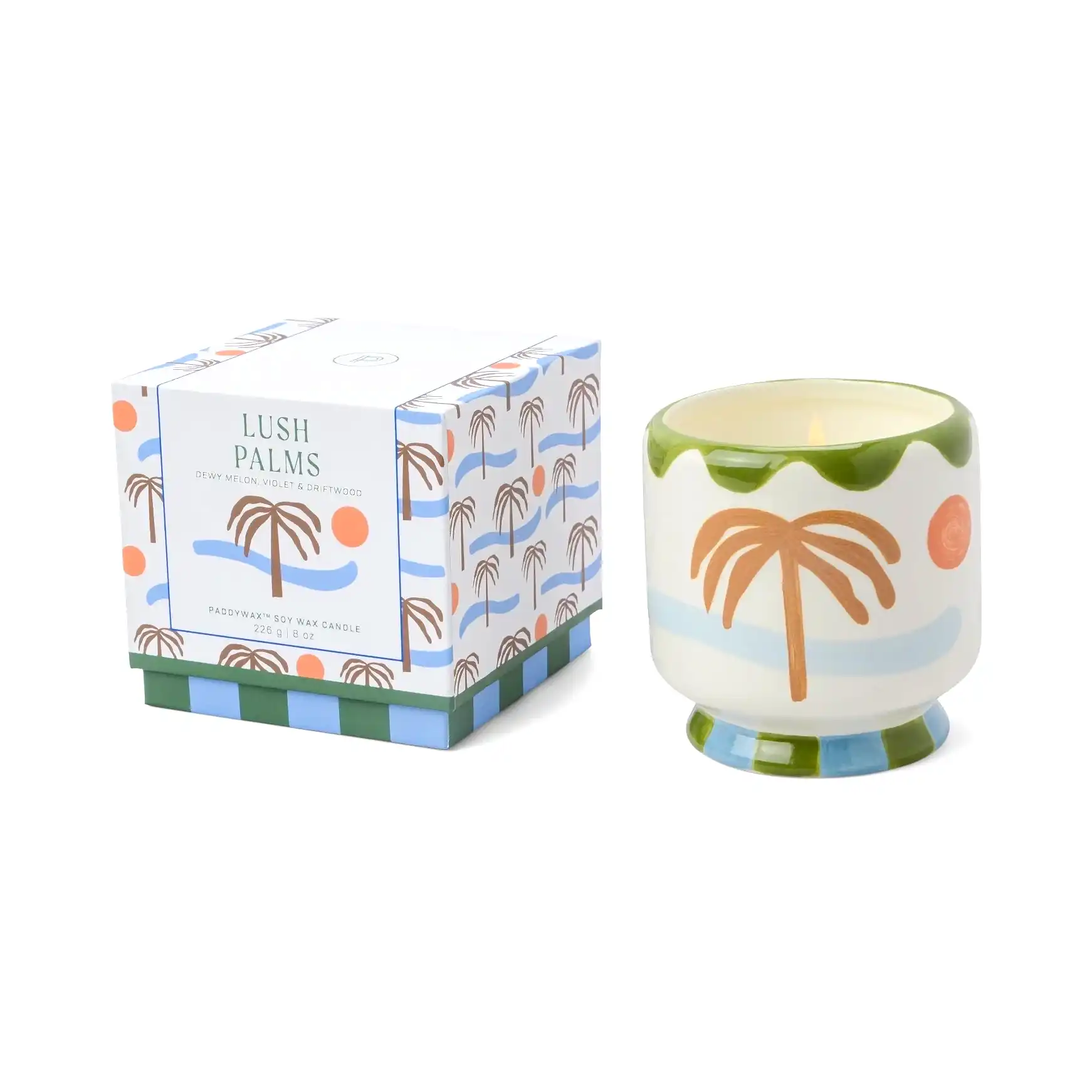 Adopo Lush Palms Palm Tree Candle - 226g
