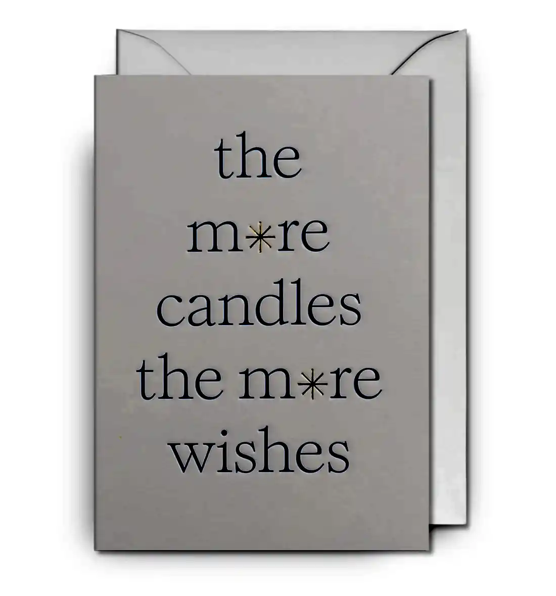 More Candles More Wishes Birthday Card